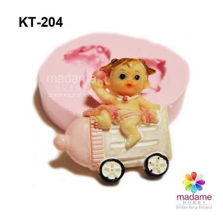 Biberonlu Bebek Silikon Kalıbı KT-204