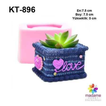 Love Saksı Silikon Kalıbı KT-896