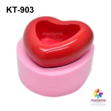 Kalp Saksı Silikon Kalıbı KT-903