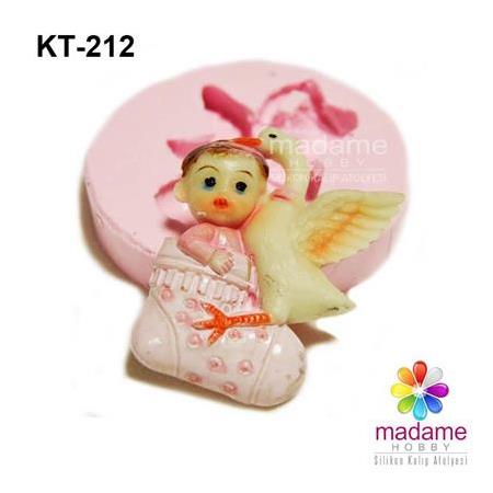 Leylekli Bebek Silikon Kalıbı KT-212