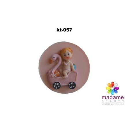 Arabalı Bebek Silikon Kalıbı KT-057