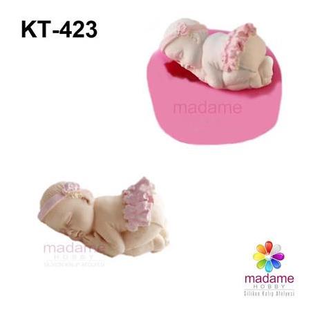 Uyuyan Kız Bebek Silikon Kalıbı KT-423
