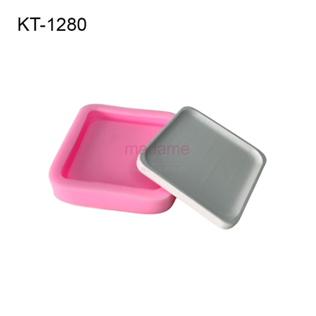 Kare Tabanlık & Sunumluk Silikon Kalıbı KT-1280