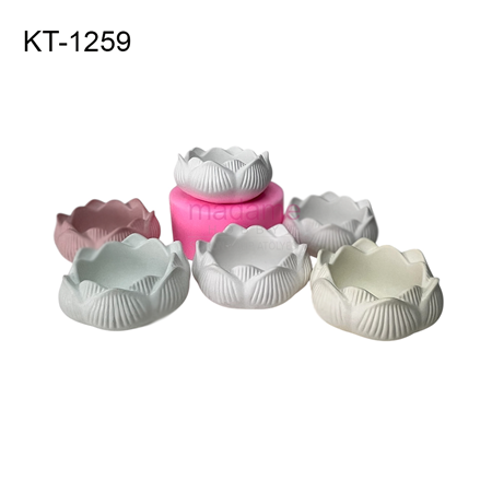 Lotus Mumluk Silikon Kalıbı KT-1259