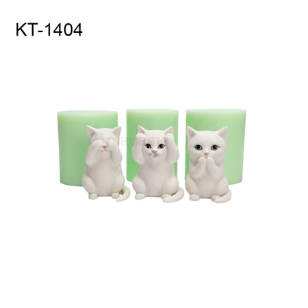 Kediler Silikon Kalıbı KT-1404