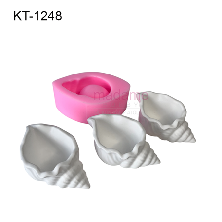 Deniz Kabuğu İstiridye Silikon Kalıbı KT-1248