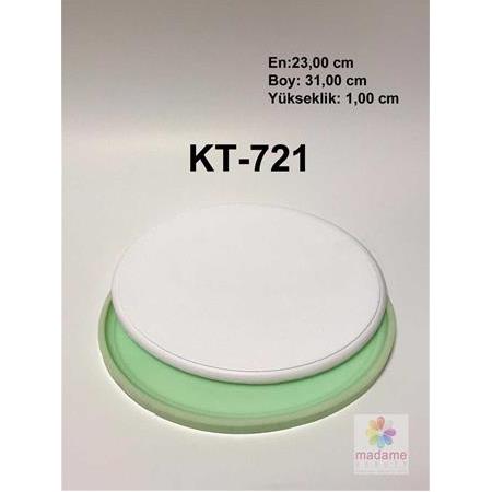 Oval Geniş Tabanlık Silikon Kalıbı KT-721