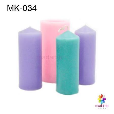Silindir Mum Kalıbı MK-034