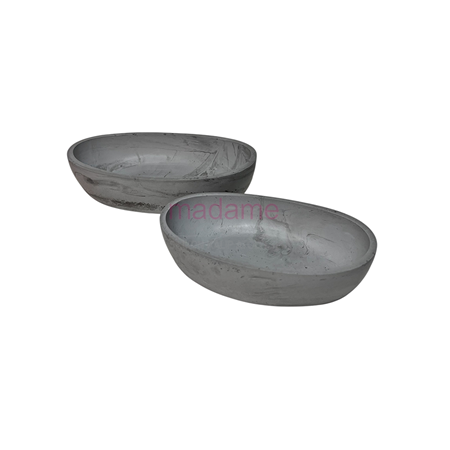 Büyük Kayık Kase Mumluk & Saksı Silikon Kalıbı KT-1302