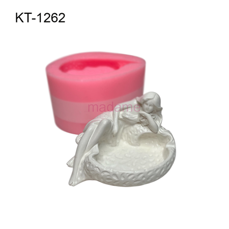 Kız Kül Tablası Silikon Kalıbı KT-1262