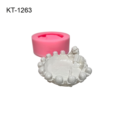 Kurukafa Kül Tablası Silikon Kalıbı KT-1263