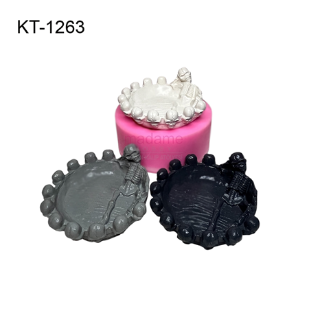 Kurukafa Kül Tablası Silikon Kalıbı KT-1263