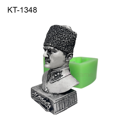 Atatürk Silikon Kalıbı (Kaideli) KT-1348