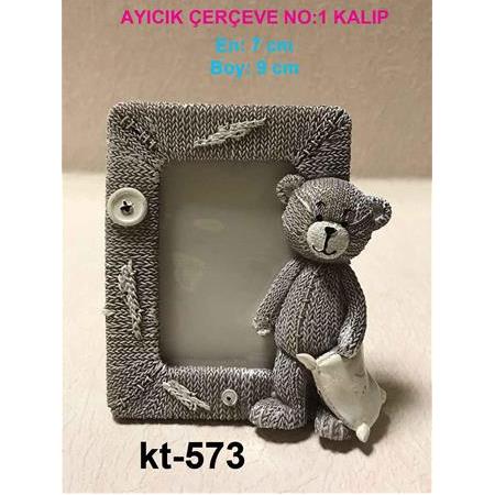 Ayıcıklı Çerçeve Silikon Kalıbı KT-573